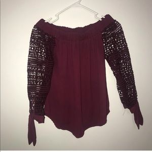 Off the shoulder top